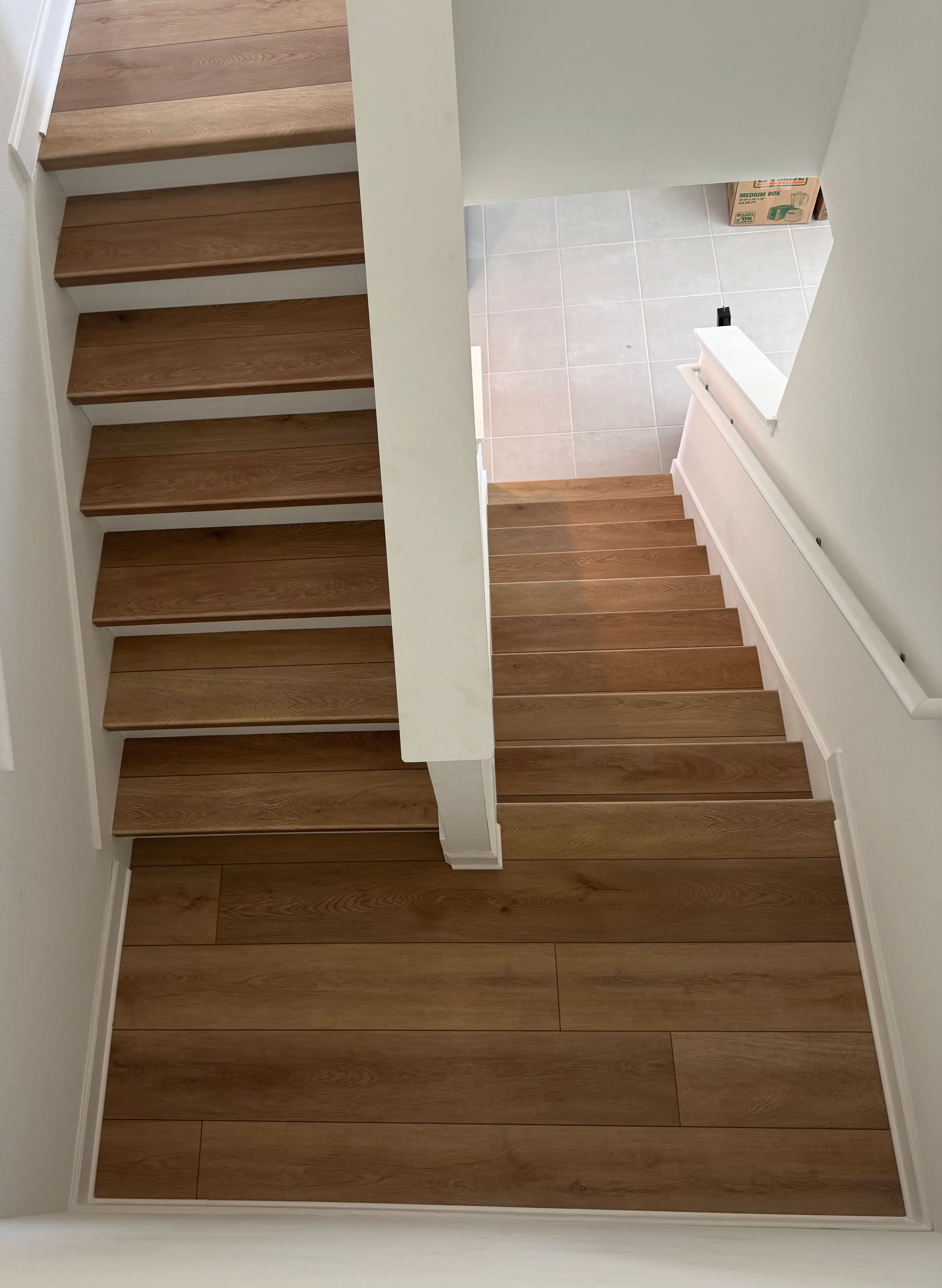 Laminate flooring installation in a commercial office in Orlando, FL - FL Quality Solutions